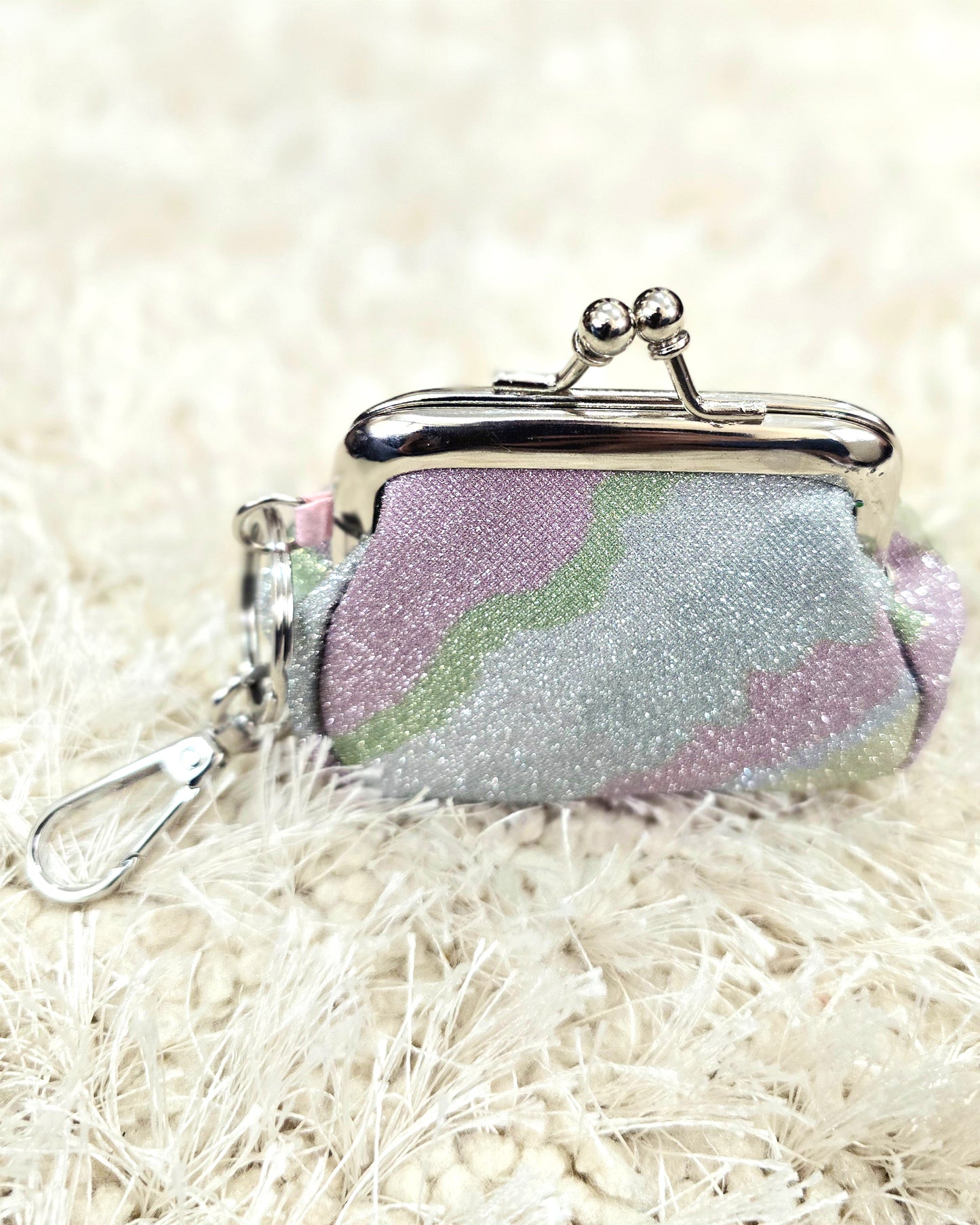 Old School Coin Pouch, Rainbow