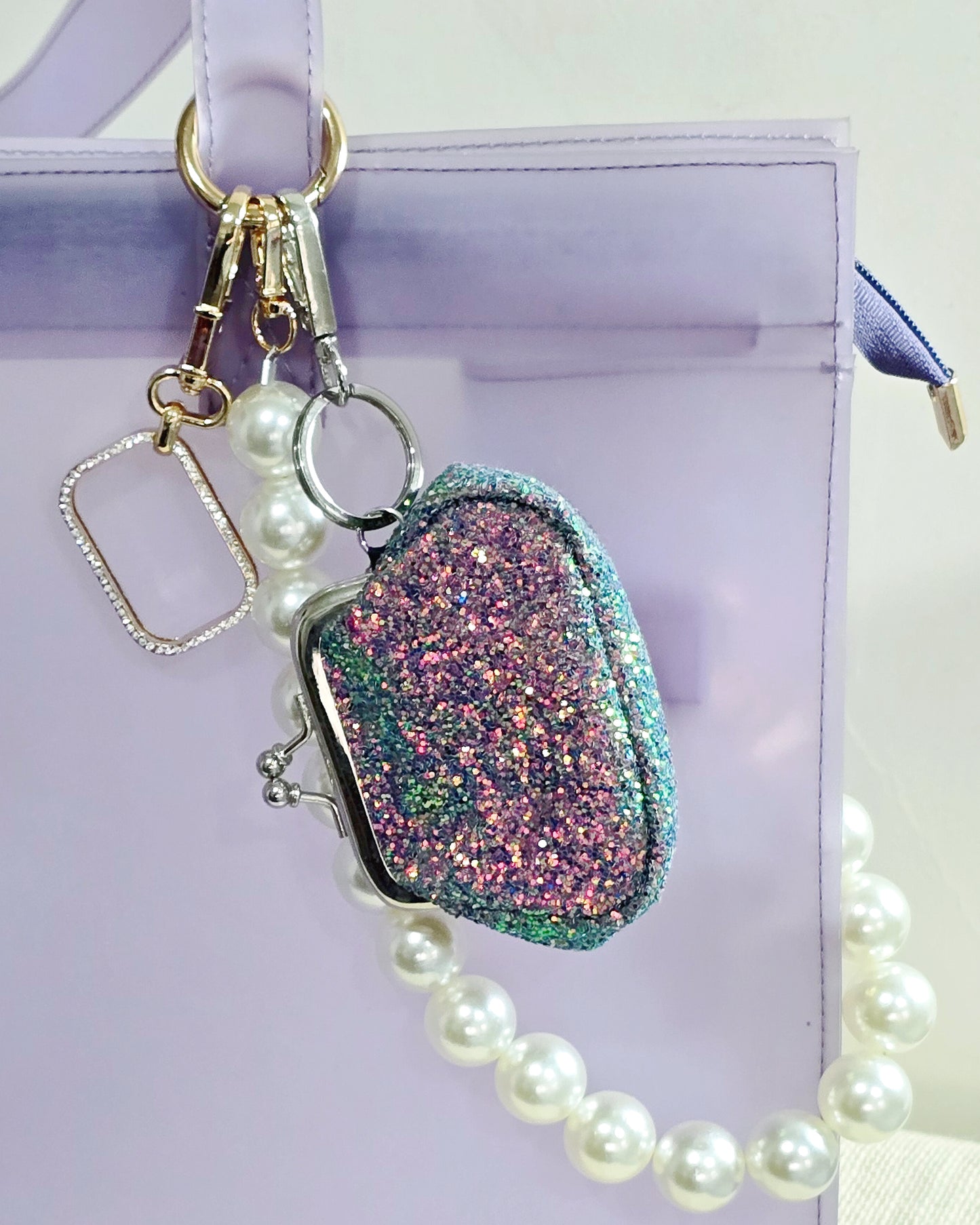 Old School Coin Pouch, Glitter