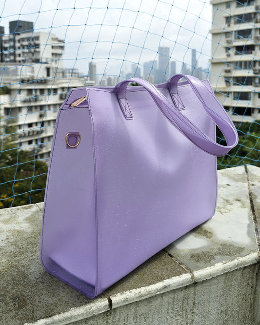 Mermaid Tote Bag, Large, Lilac