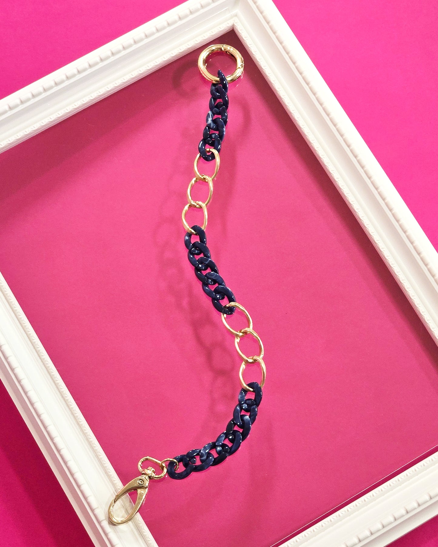 Navy Blue Chain - Handbag Accessory