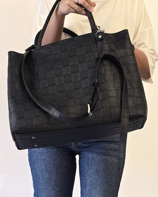 All of me Tote bag, Black