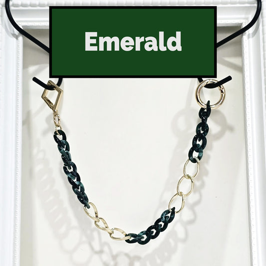 Emerald Green Chain - Handbag Accessory