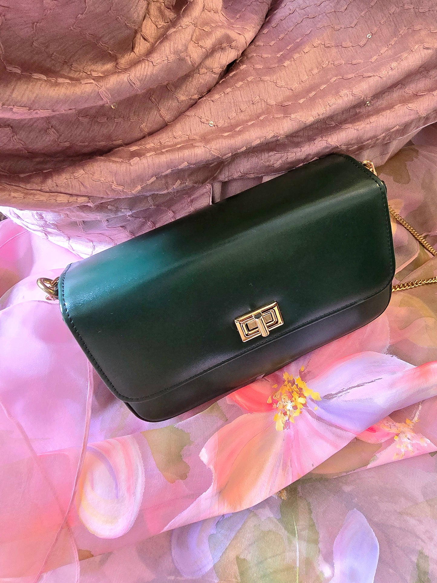 The Party Sling Bag, Emerald