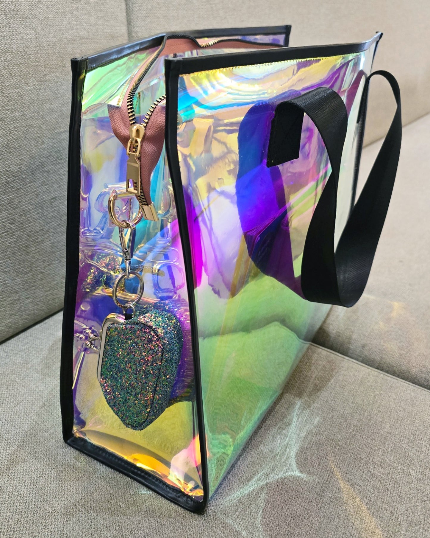 Iridescent Rainbow Tote