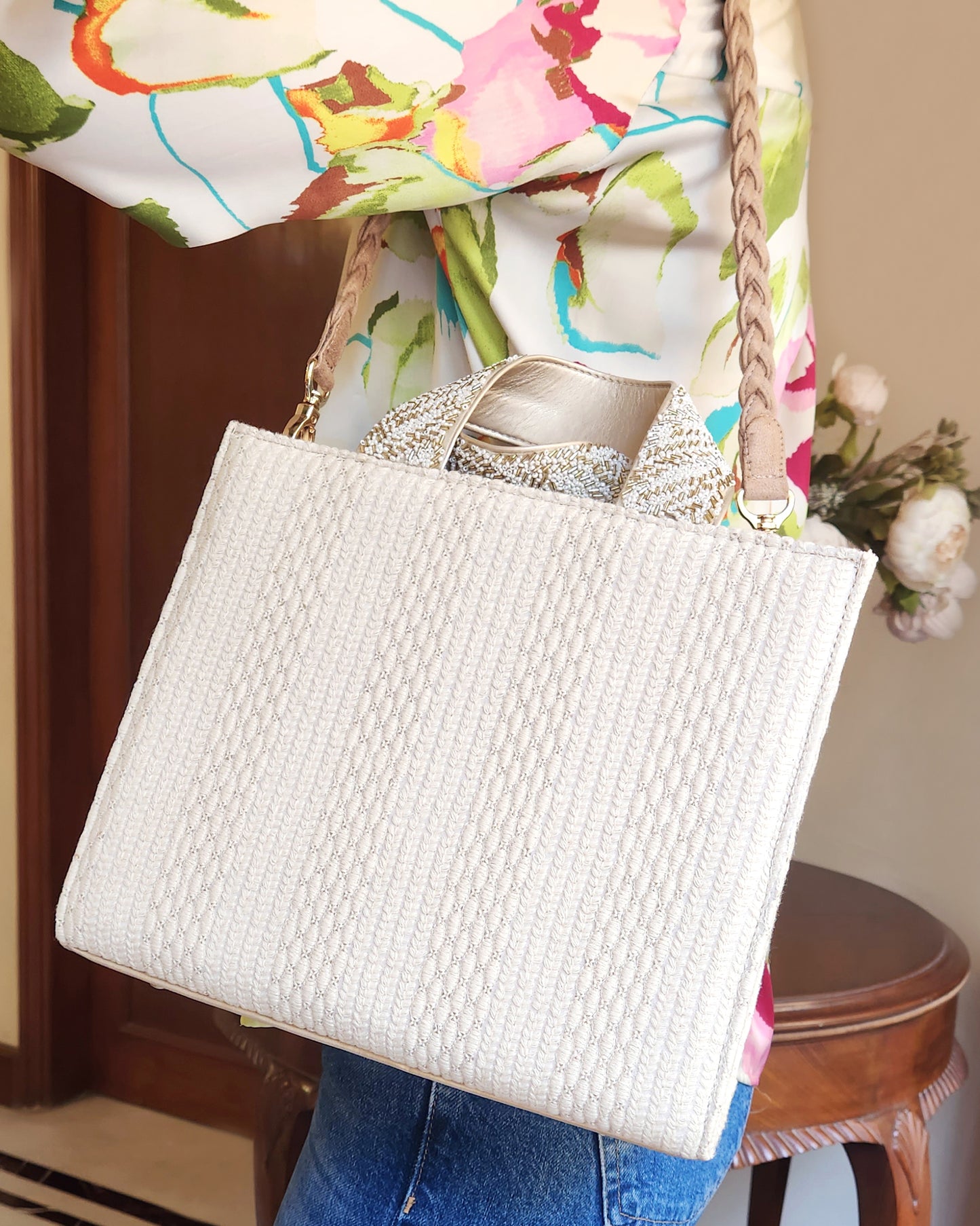 Lucknowi Formal Box Tote