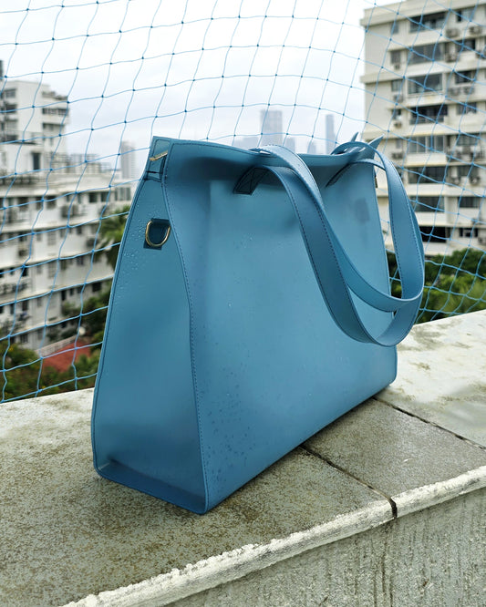 Mermaid Tote Bag, Large, Navy Blue