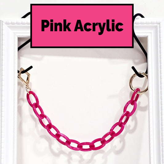 Bright Pink Chain - Handbag Accessory