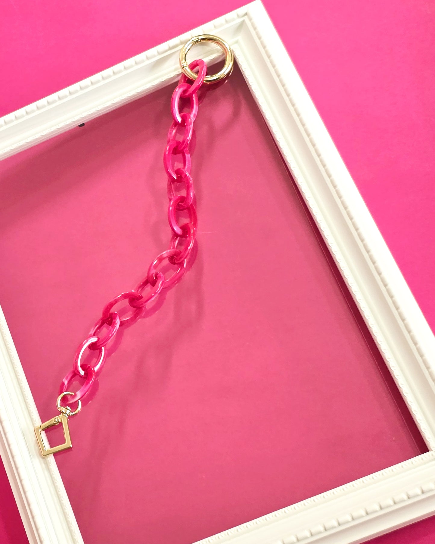 Bright Pink Chain - Handbag Accessory